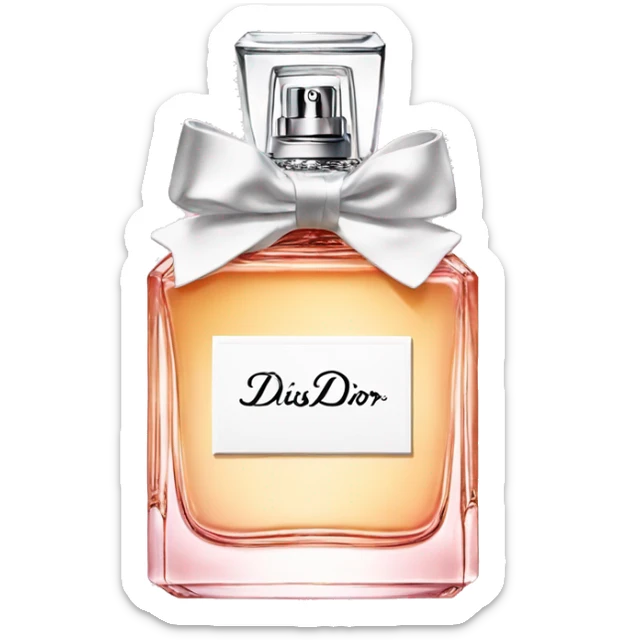 Miss dior perfume sticker
