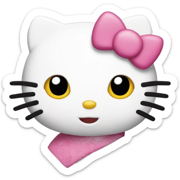 hello kitty  sticker