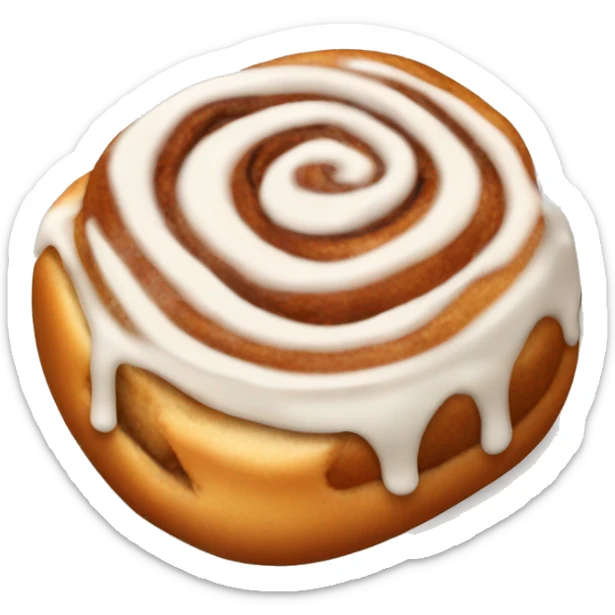 Cinnamon roll sticker