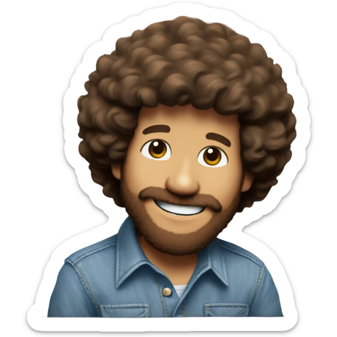 Bob Ross  sticker