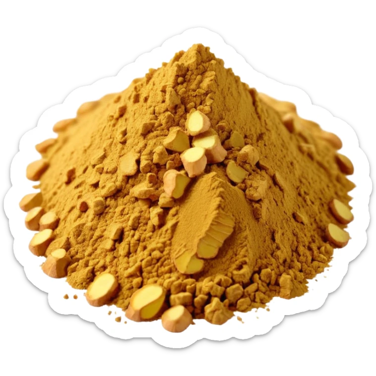 ginger powder sticker