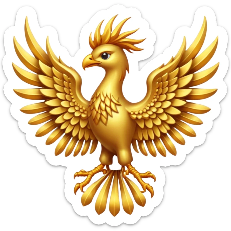 phoenix symbol/embelem/brosch sticker