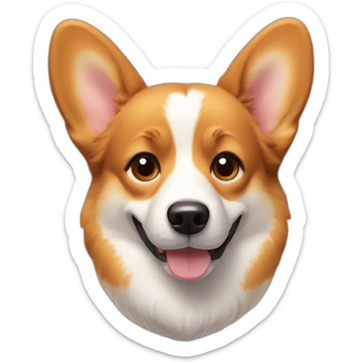 Corgi dog sticker