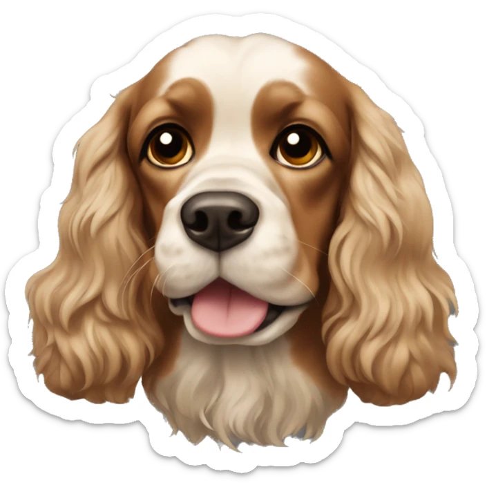 Cocker spaniel sticker