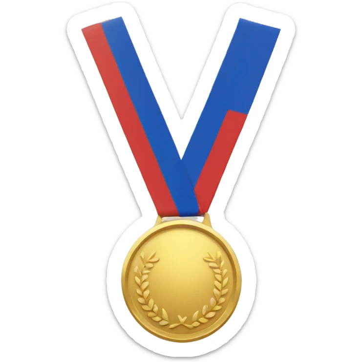 gold medal sticker