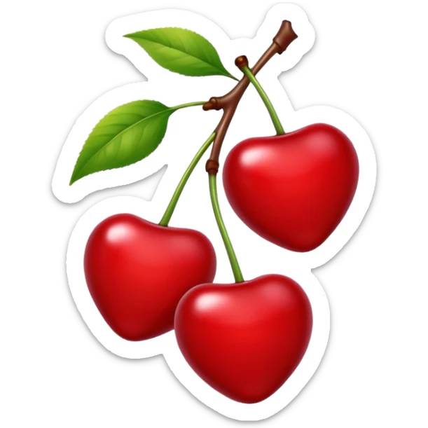 a couple of cherries sticker