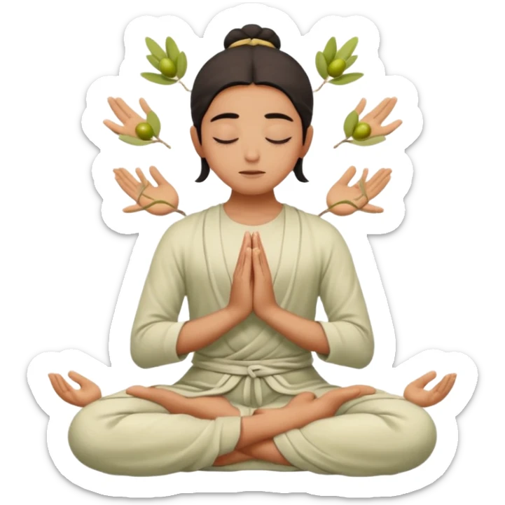 I want an emoji to use for mental wellness in a mystical setting. I want to reference a clarity seeker sticker