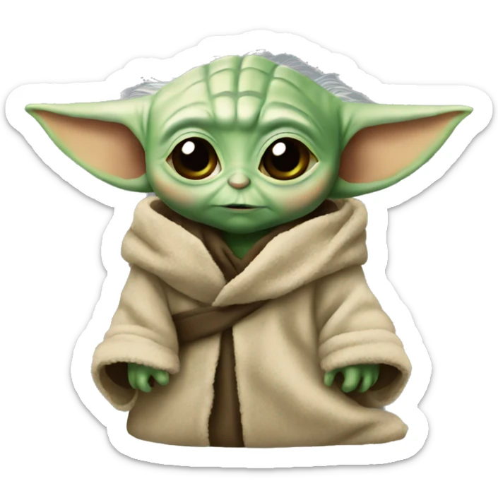 baby yoda sticker