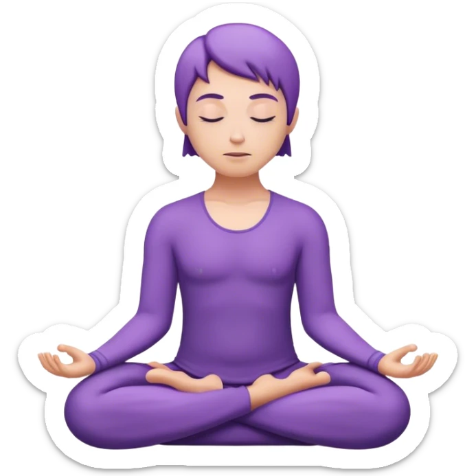 violet 🧘 sticker
