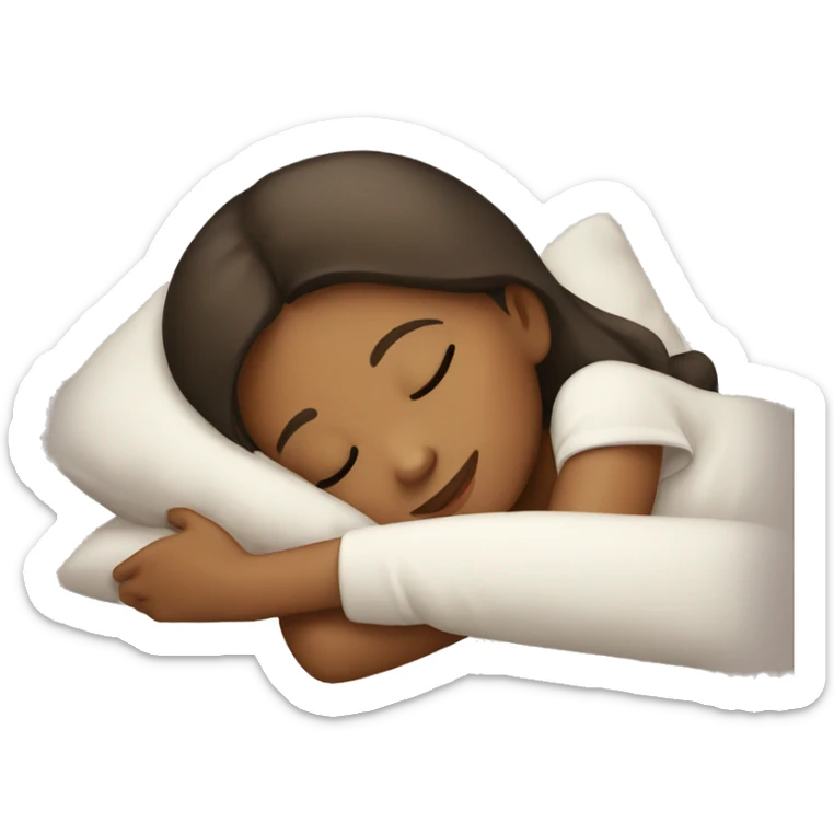 girl sleeping sticker