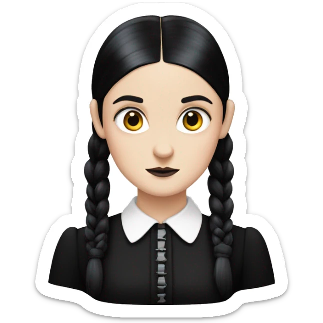 Wednesday Addams sticker