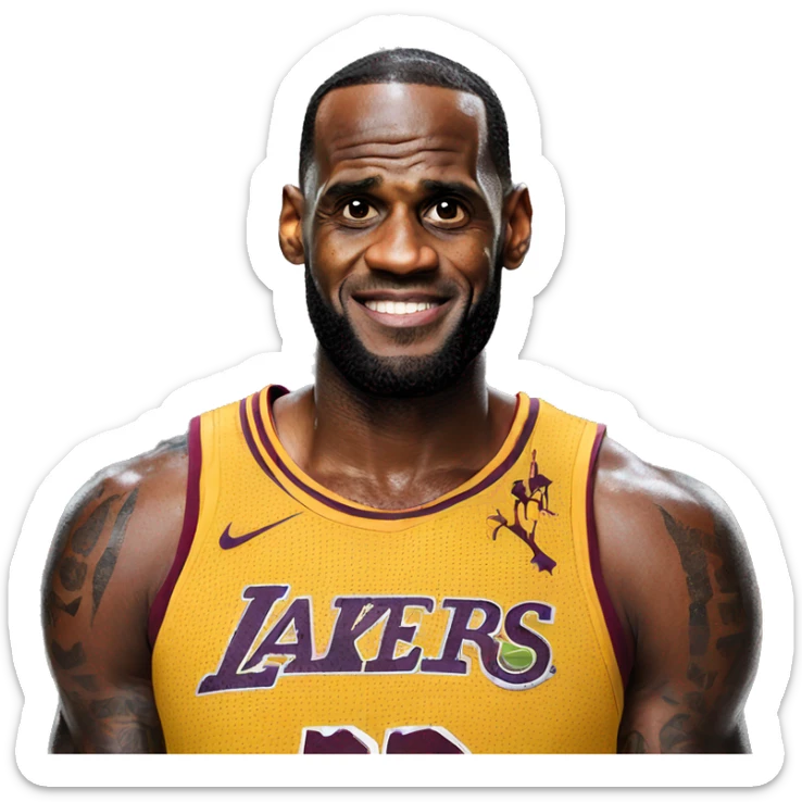 lebron sticker