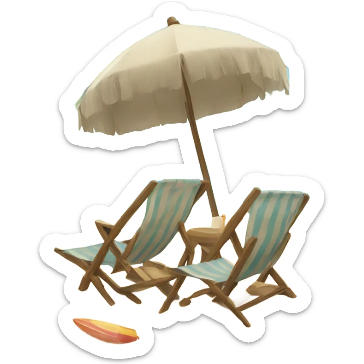Beach sticker