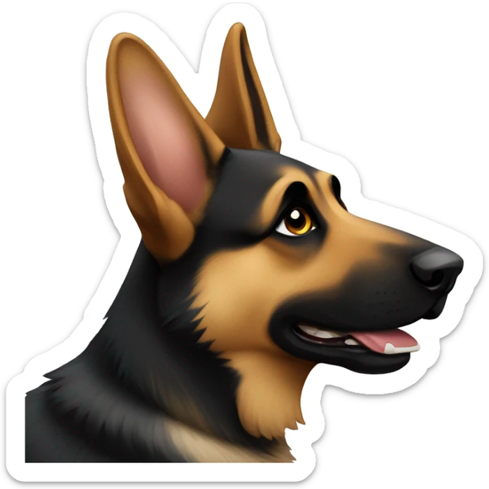 German shepherd  sticker