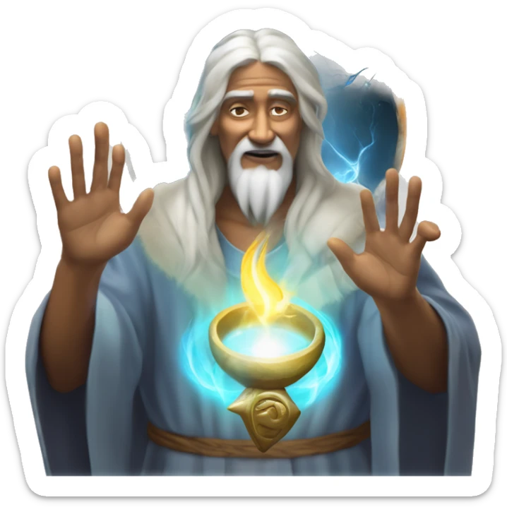 Gnostic Priest, Sage, Shaman of the light of Christ. Patronus charm sticker