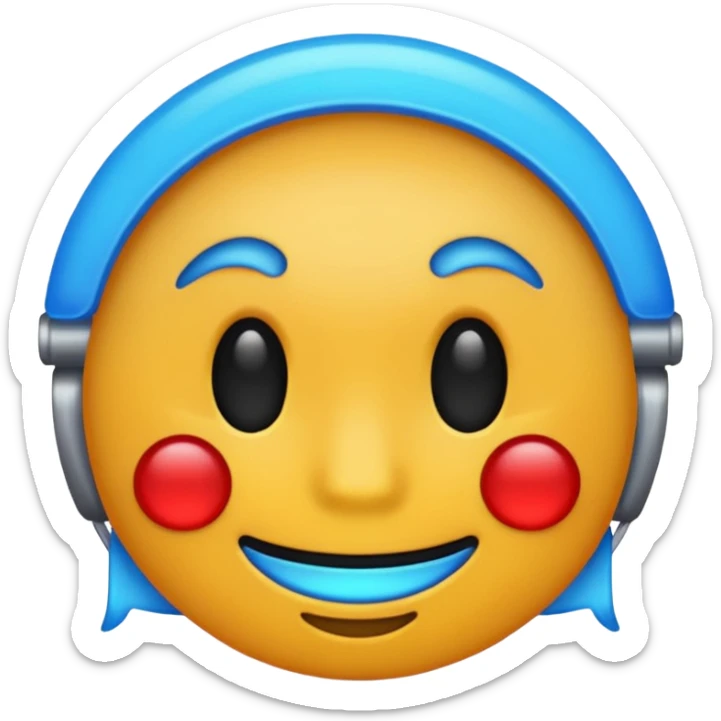 an emoji that says "21" in blue like a neon sign but with the cancel emoji over it sticker