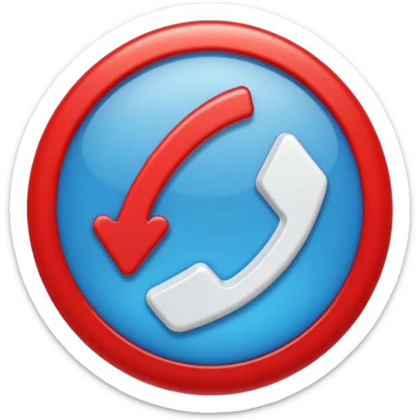 Emoji-style “No Internet” icon, blue Wi-Fi symbol, bottom-right small red circle with white X (close icon), glossy 3D emoji look, clean vector, transparent background. sticker