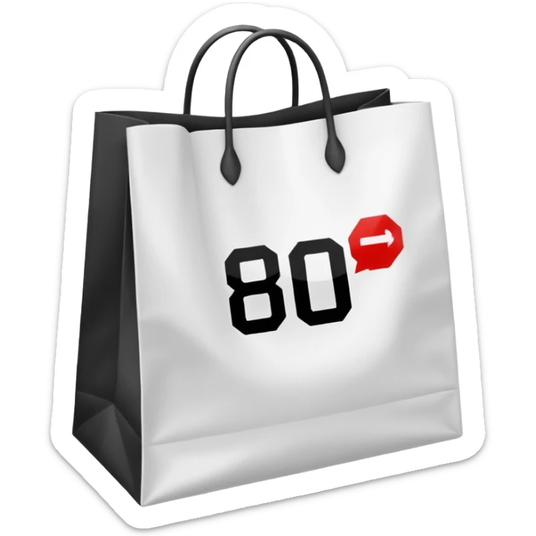 Mark-up x10 The number 800 should be crossed out and 8000 written on the label next to the bag sticker