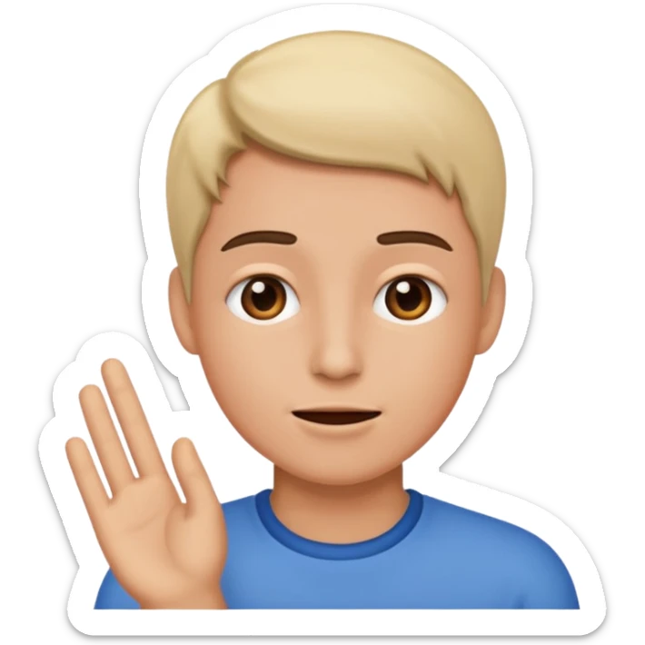 Listen, I just wanna talk. Don’t make emoji I told you. sticker