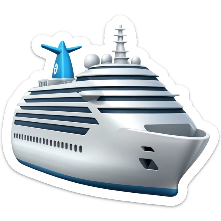 modern Ship sticker