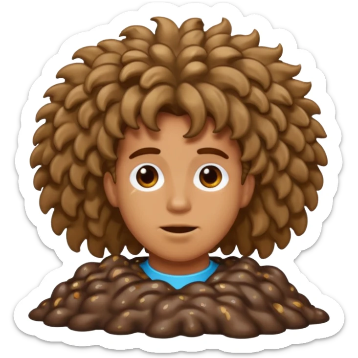 skib skib 67 slasher mad big hair kind poop gay sticker