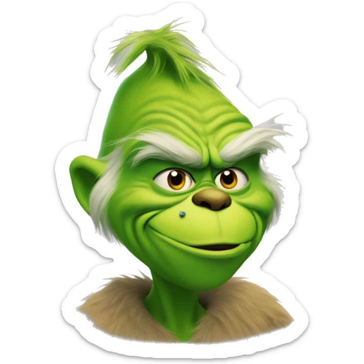 Grinch sticker