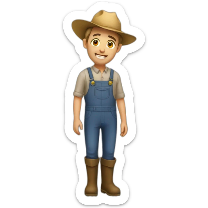 Farmer sticker