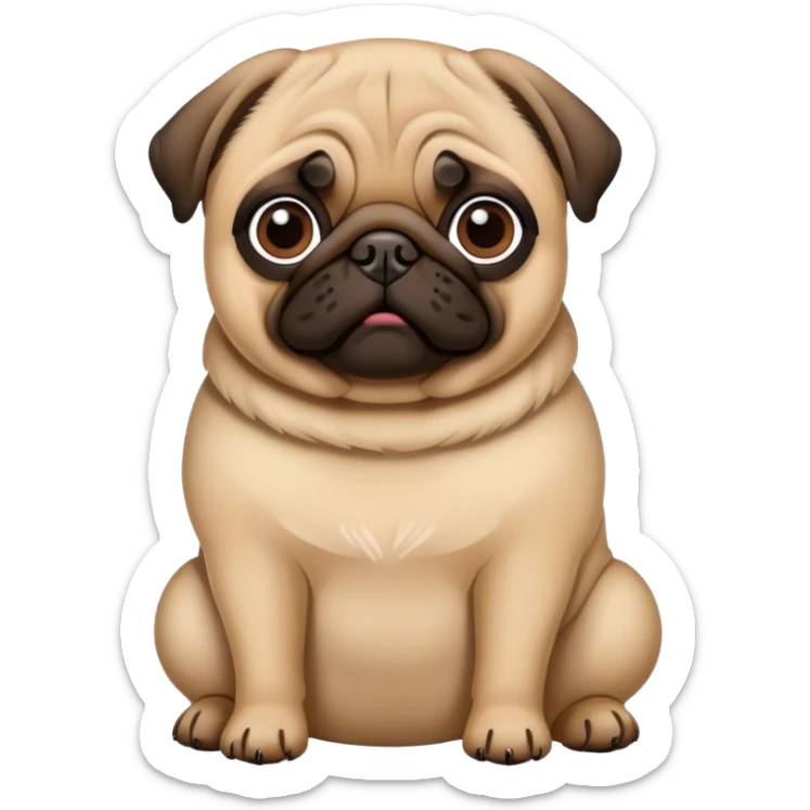 Pug sticker