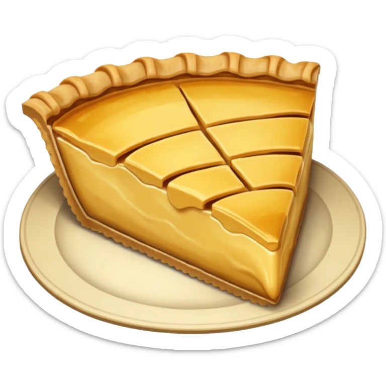 Pie sticker