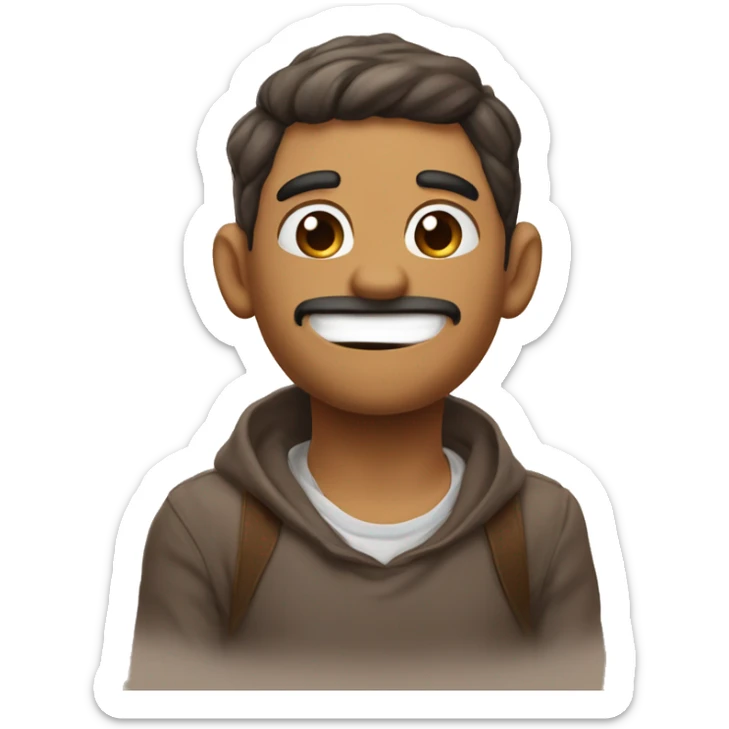 crie um emote para a twitch.tv de uma xícara de café feliz, sem personagens de pessoas nela sticker