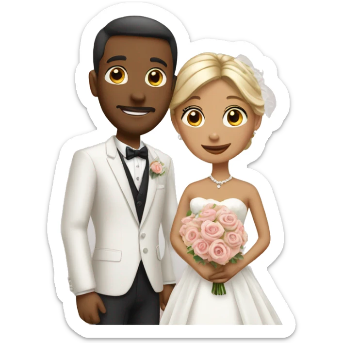 wedding sticker