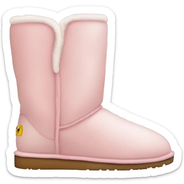 Light pink uggs sticker