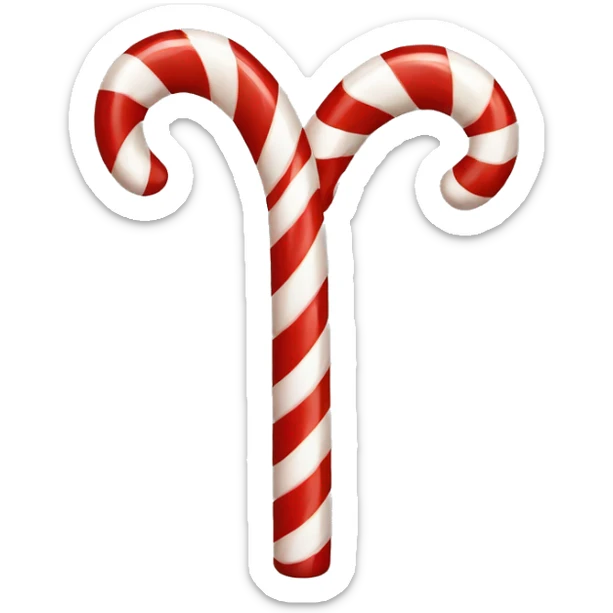 candy cane sticker