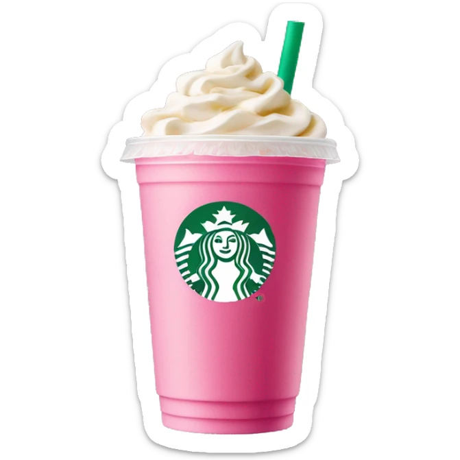 starbucks pink drink sticker