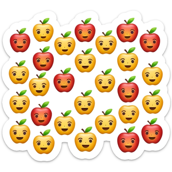 the word 'Innet' in a playful, bold, colorful apple-style emoji design sticker