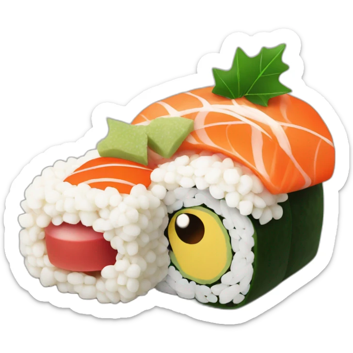 Christmas sushi  sticker