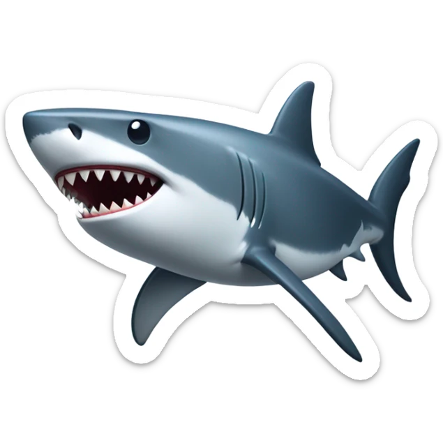 Shark sticker