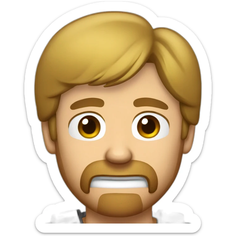 chuck norris crying sticker