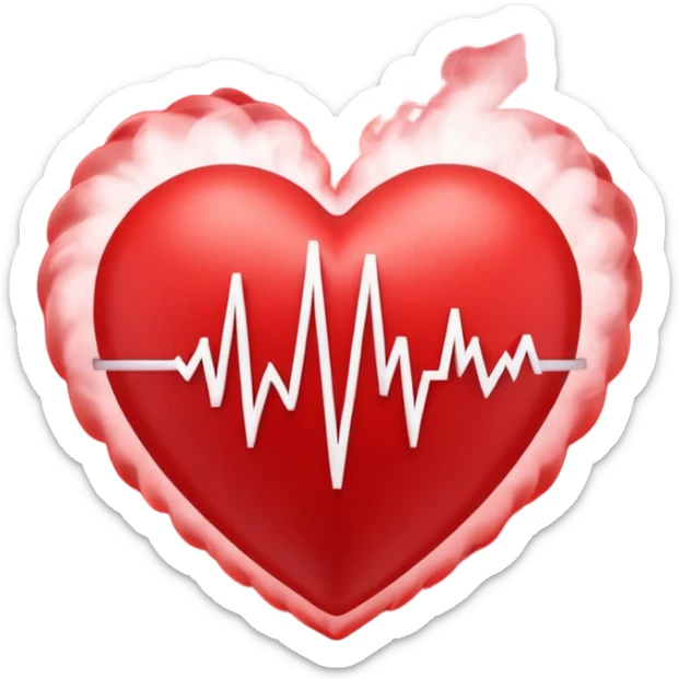 Animated 3D heart pulsing. Each beat makes the text "Marzieh, I love you" rise from the heart like smoke and fade out. Loop continuously. sticker