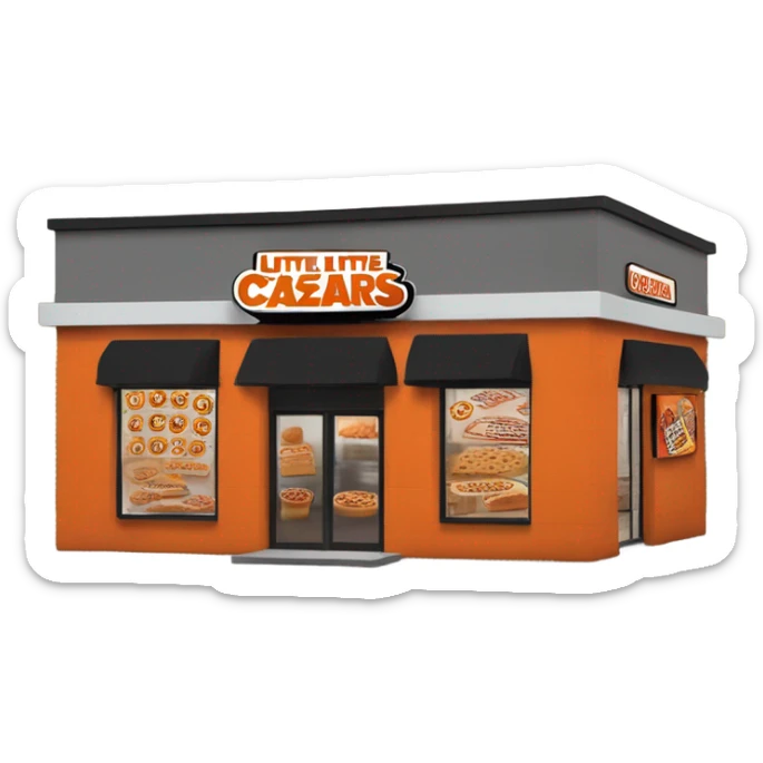 Detroit little Caesars  sticker