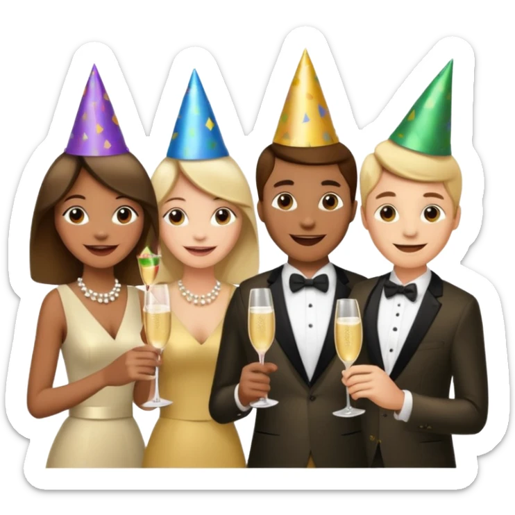 By celebrating festivals and fairs, we learn to share, help, and enjoy with family and friends sticker