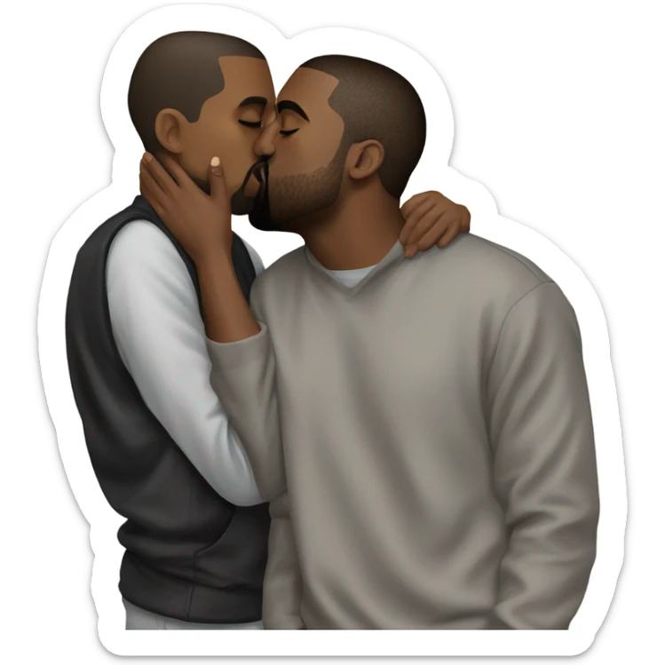Kanye kissing Kanye kissing Kanye kissing Kanye  sticker