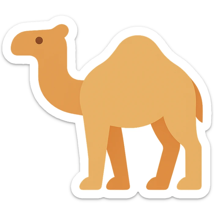 Camel sticker