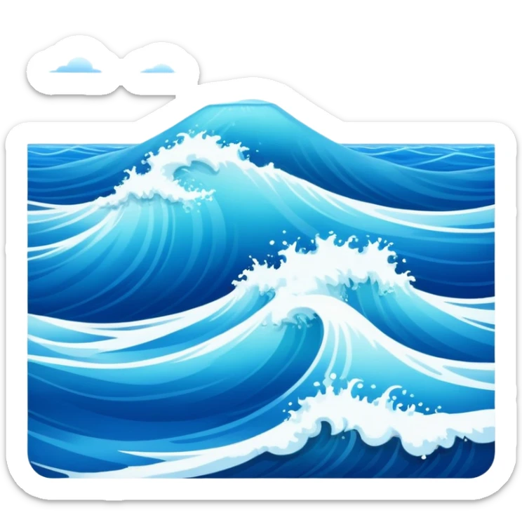 Ocean sticker