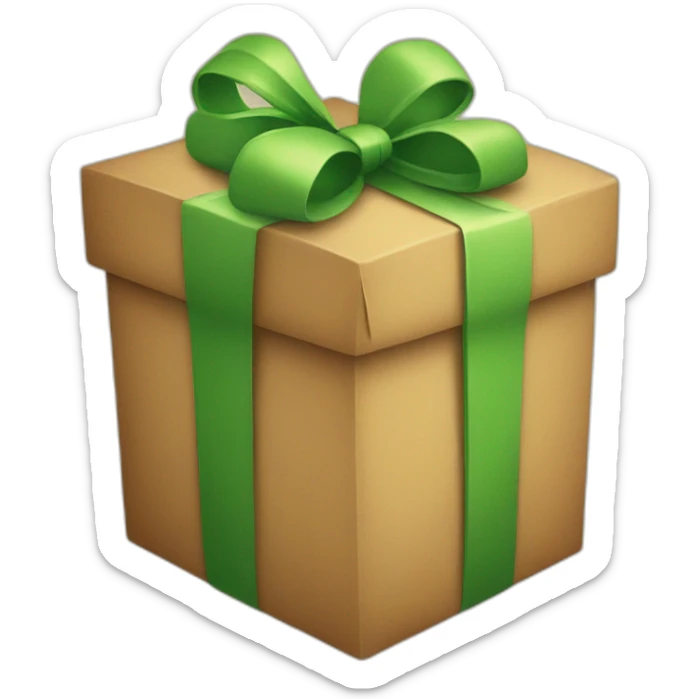 christmas present sticker