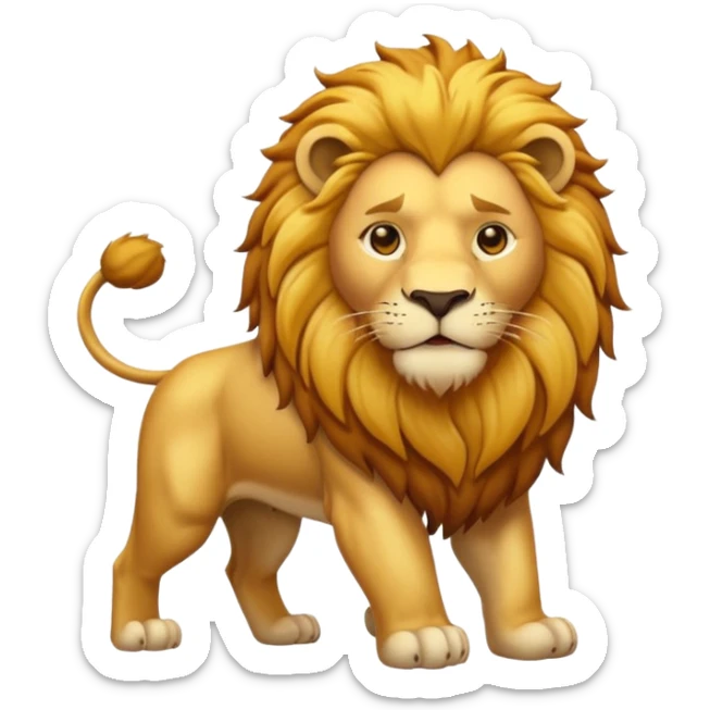Lion sticker