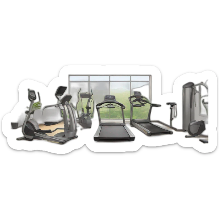 fitness center sticker