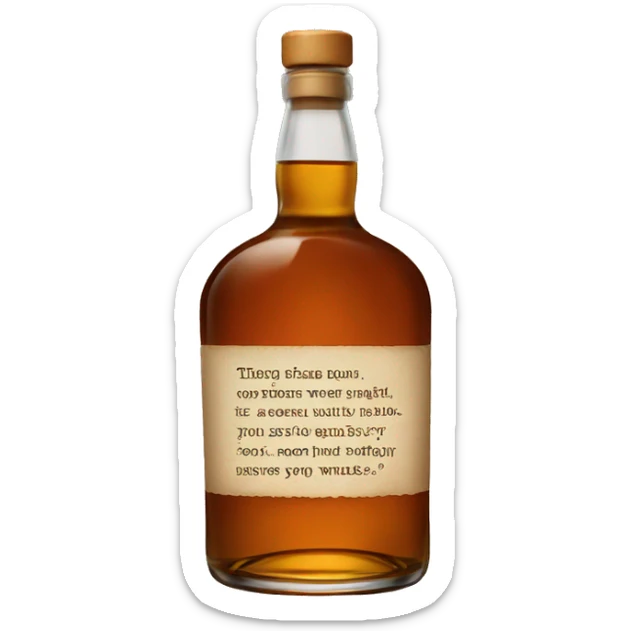 Whiskey  sticker