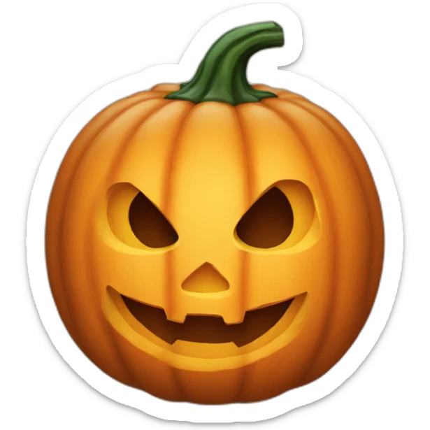 Jack o lantern sticker