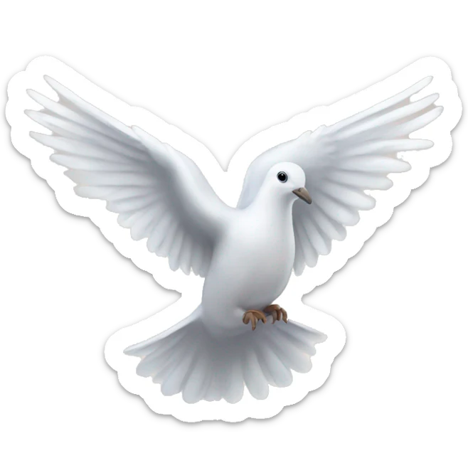 Spiritual Dove sticker